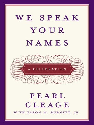 cover image of We Speak Your Names